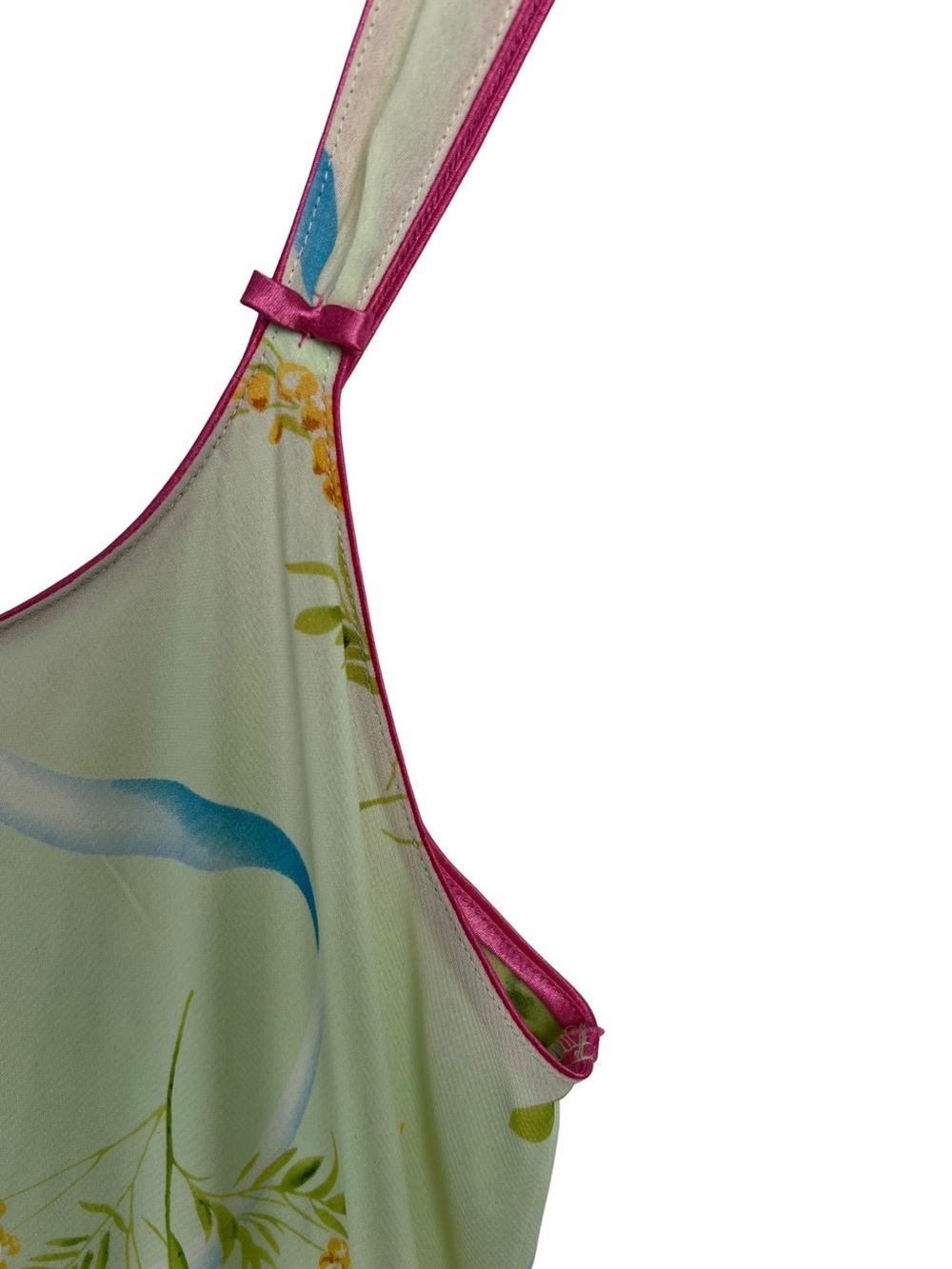 Oscar de la Renta Pink Label Floral Maxi Nightgown Slip Dress Women L Feminine - Picture 3 of 12